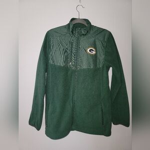 Green Bay Packers fleece Zip Up Kids XL 18